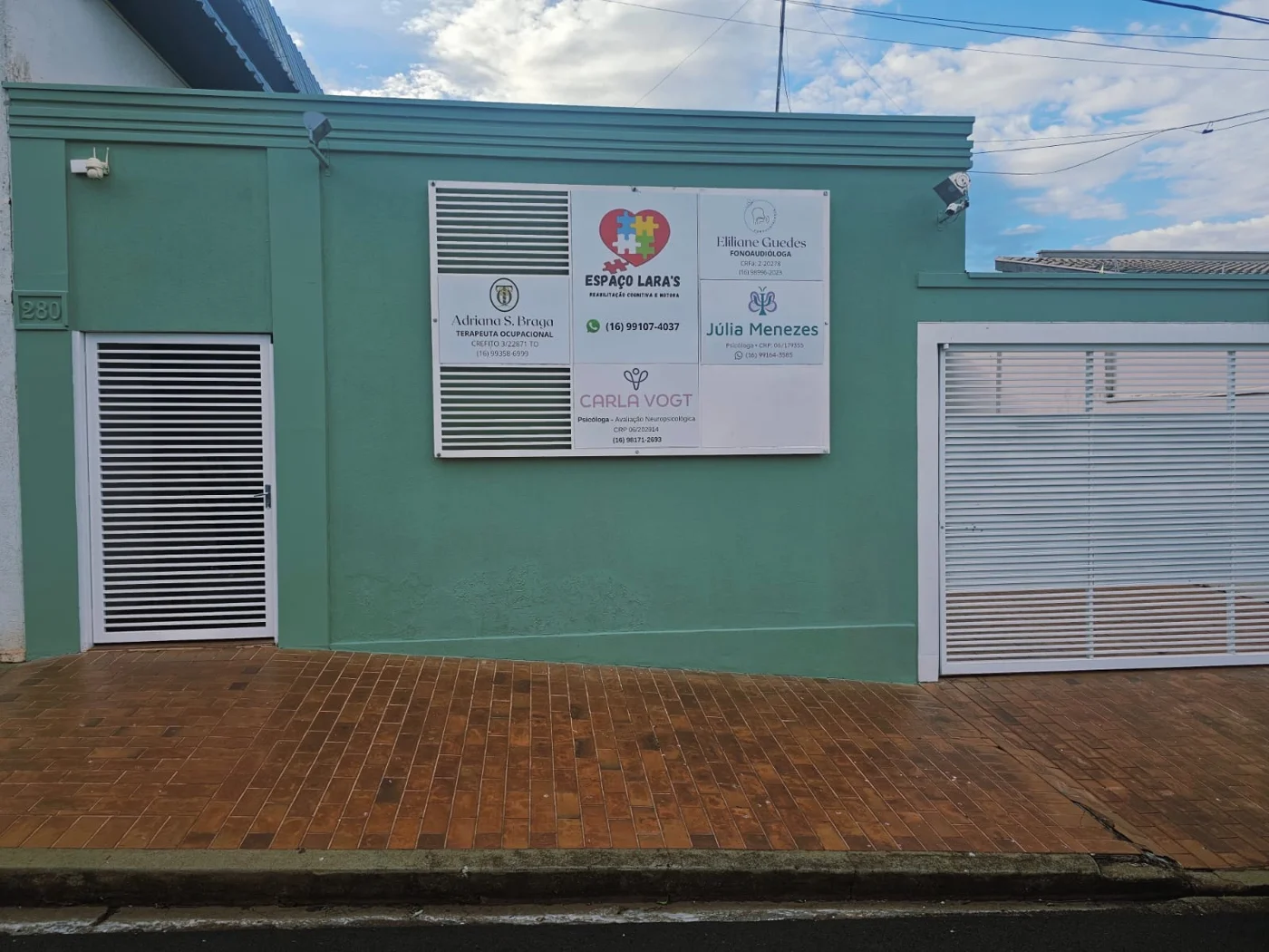 Fachada do Espaço Lara’s em São Joaquim da Barra